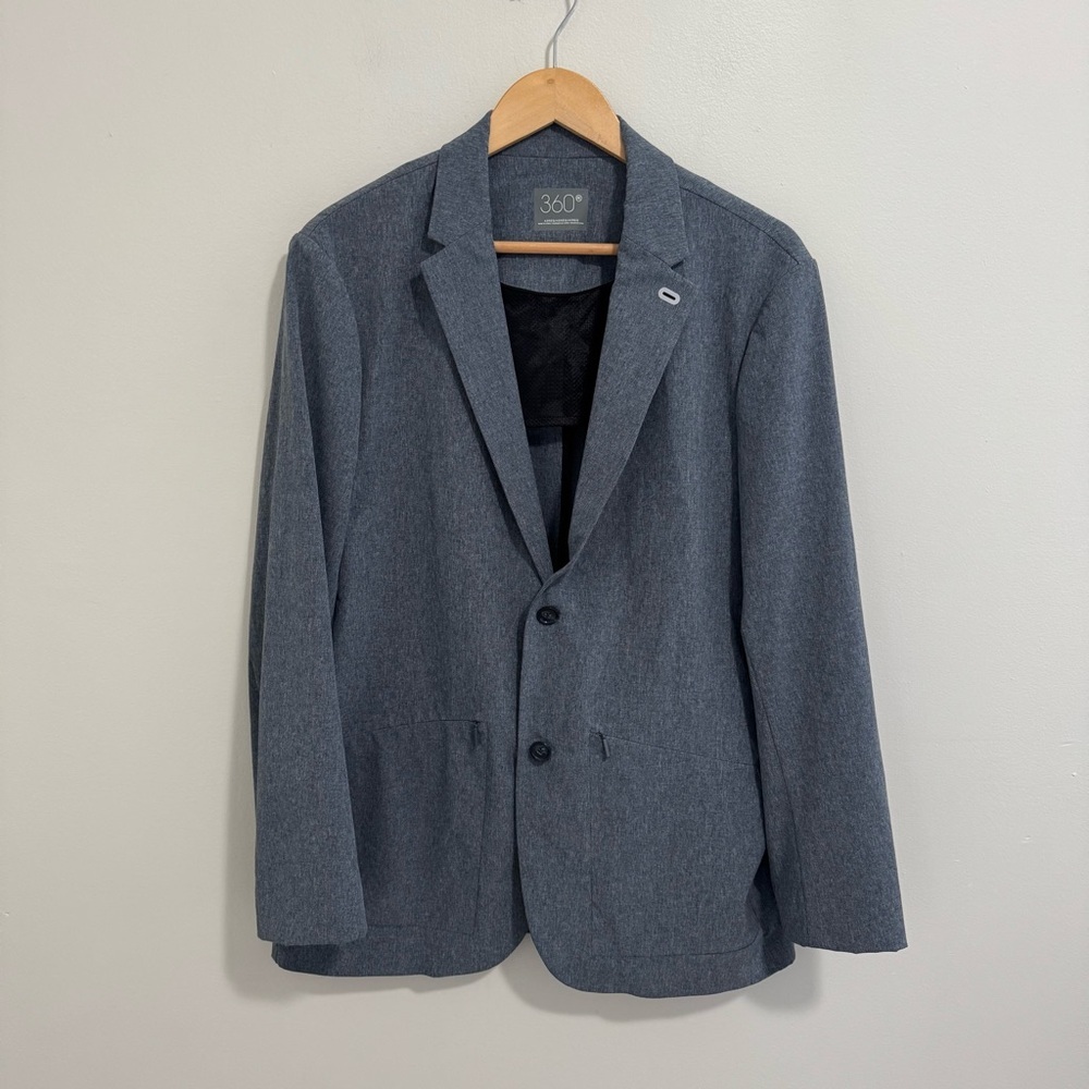 360 Grey Performance Stretch Blazer